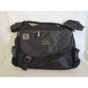 OGIO Tech Specs HTC Laptop Sleeve Black Nylon Multi Pockets Messenger Bag Clean!